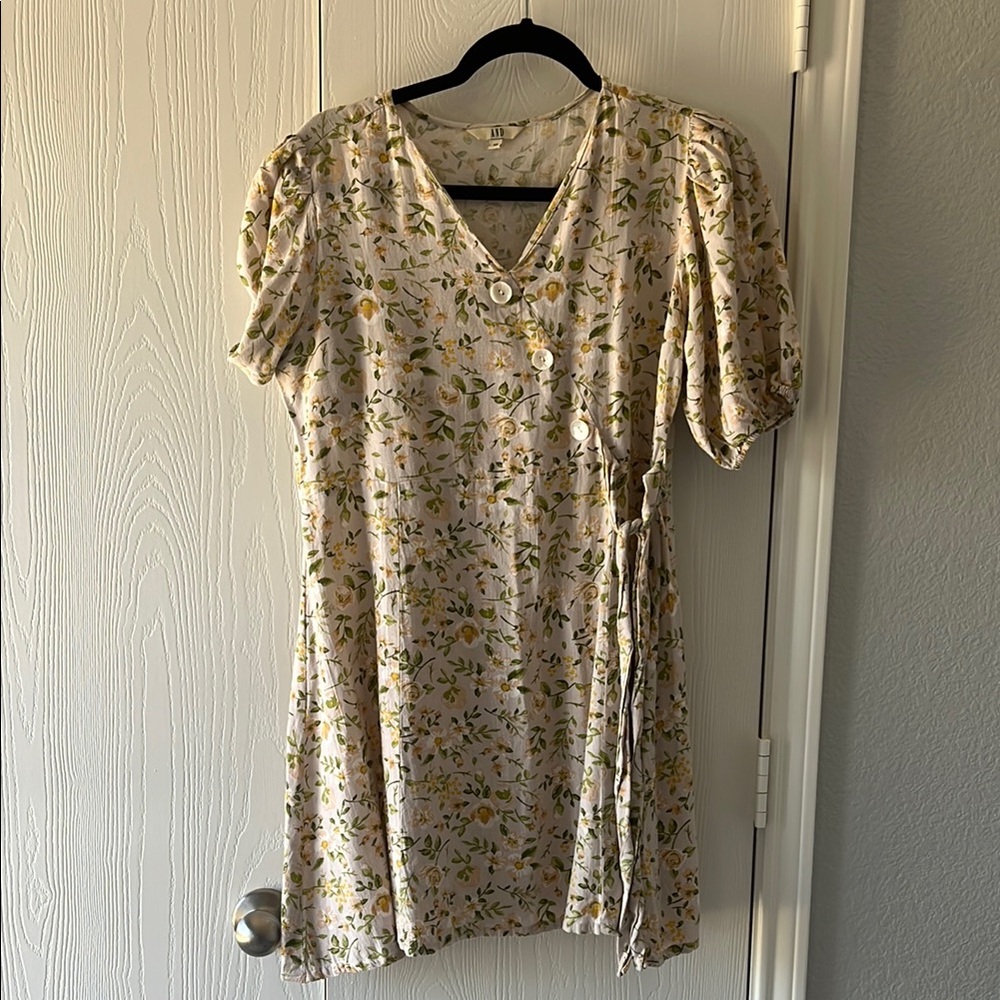 Floral Cream Dress